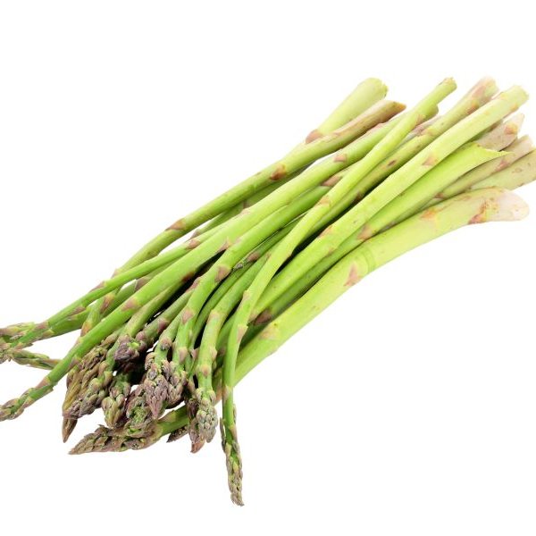 Asparagus tips green